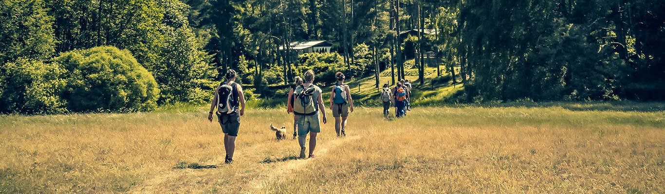 Fastenwandern Gruppe in Rheinsberg